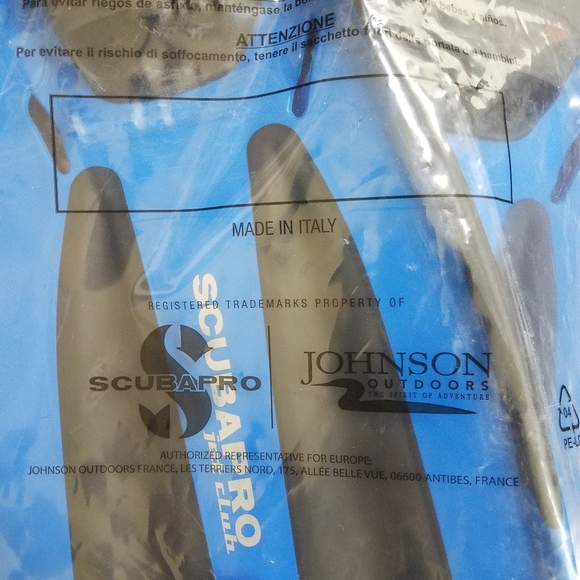Scuba Pro Jet Club Fins Size 8-9 (42-43) New Blue - Picture 11 of 15